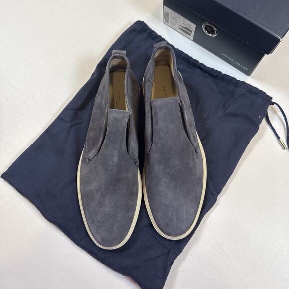 Peter Millar Men\'s Excursionist Chukka Slip On Shoes Size 9 New In Box MSRP $298 main image 5